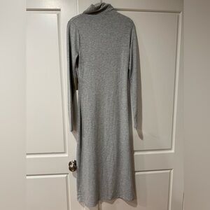 Wilfred Free Lounge Heather light Gray Long Sleeve Dress